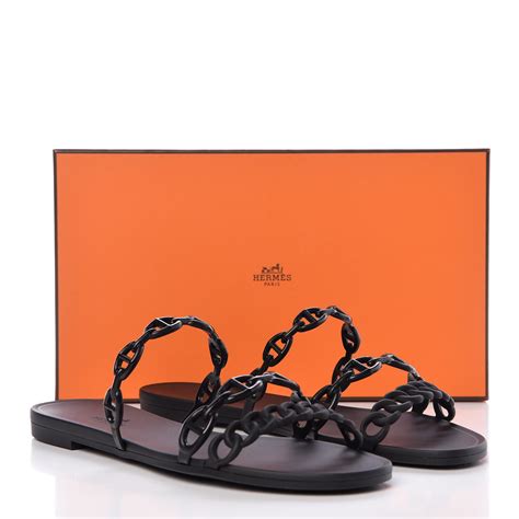 hermes rivage sandals|Hermes chunky sandal.